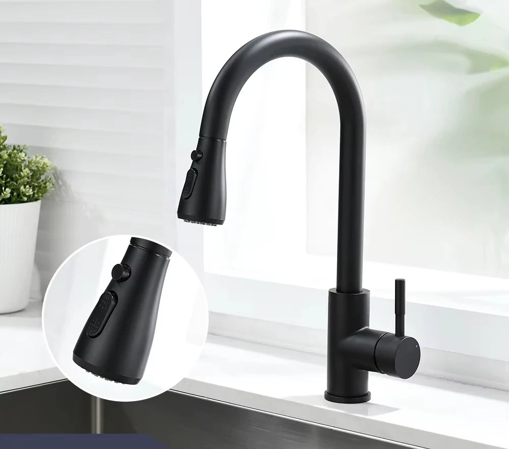 Stainless Steel Pull-Out Faucet