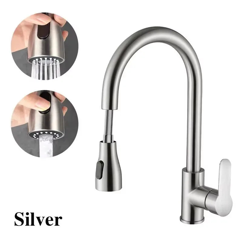 Stainless Steel Pull-Out Faucet
