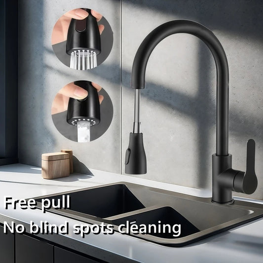 Stainless Steel Pull-Out Faucet