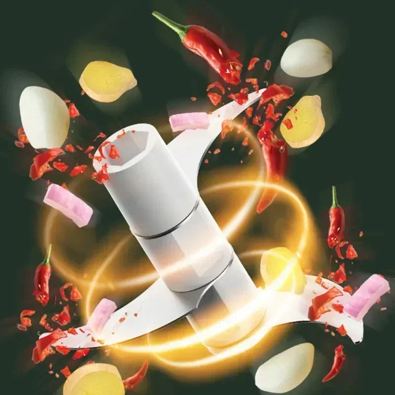 Compact Hand-Crank Food Chopper