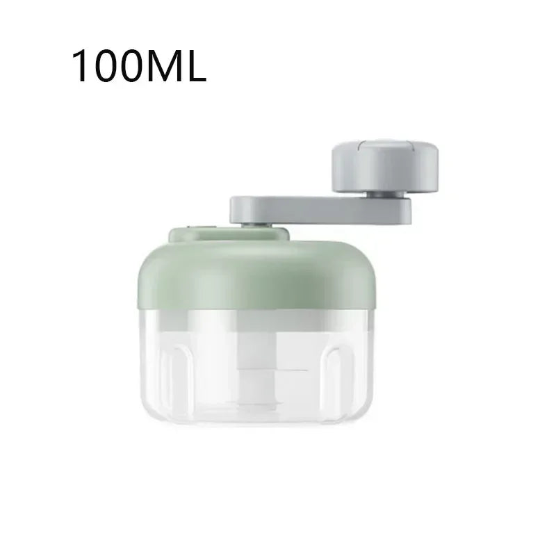 Compact Hand-Crank Food Chopper