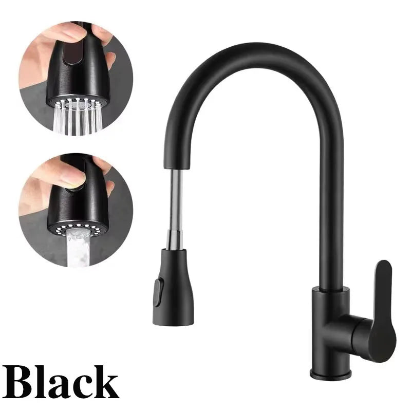 Stainless Steel Pull-Out Faucet